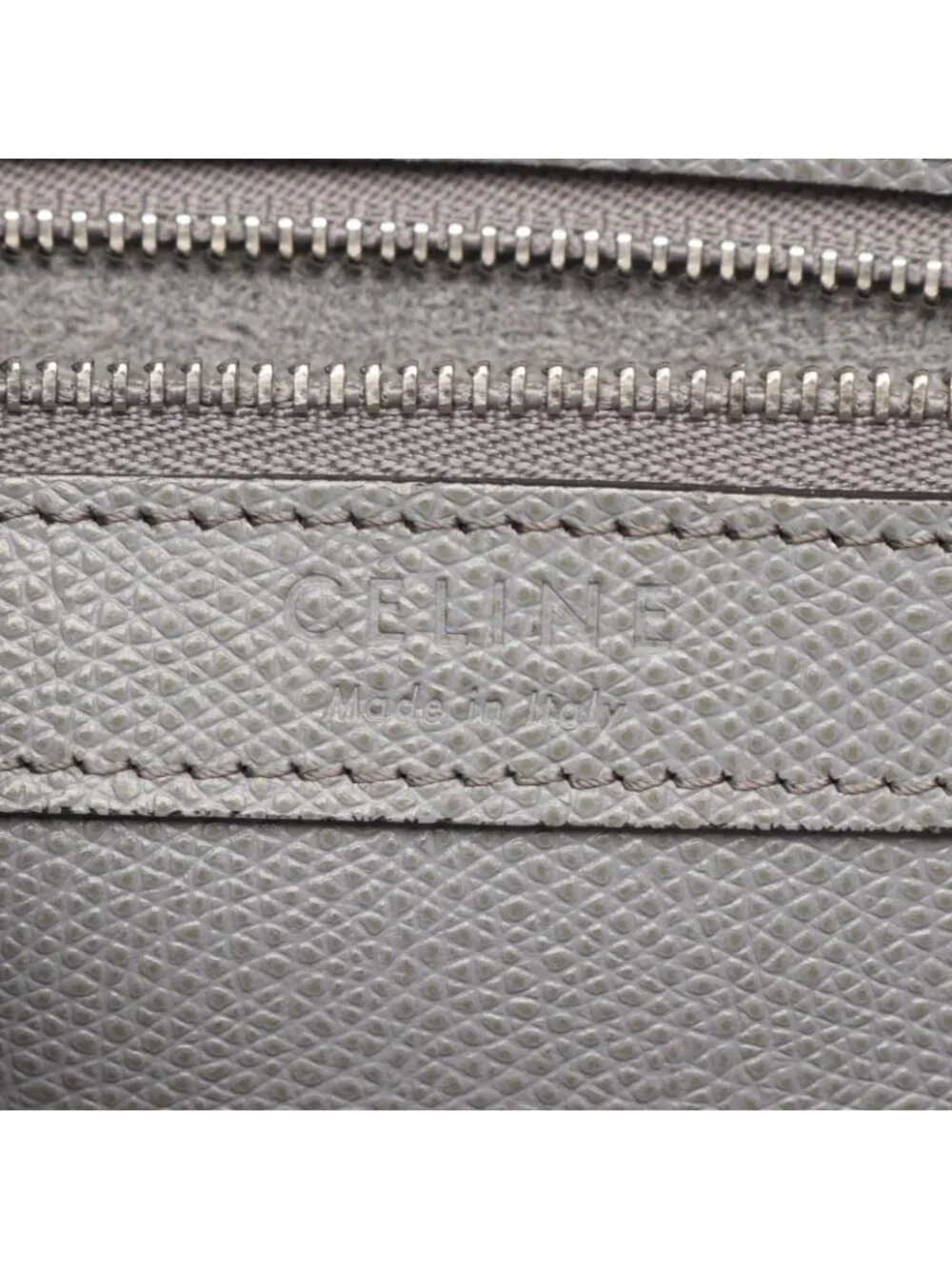 Celine Handbag Vertical Cover Small 2-Way Gray Leather